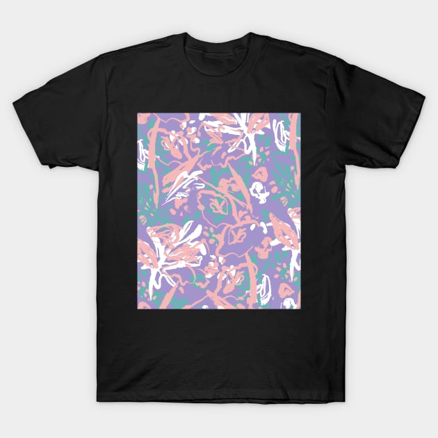 Flower and leaves 13 T-Shirt by SkyisBright